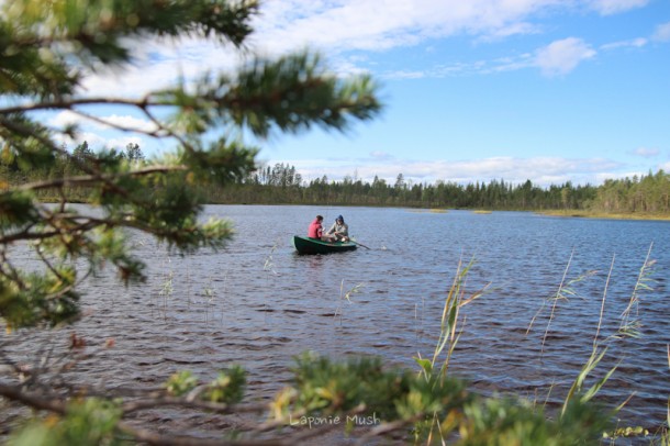 lac en été laponie suédoise