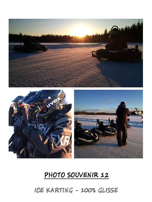 Session Ice karting sur lac gelé - 100% glisse